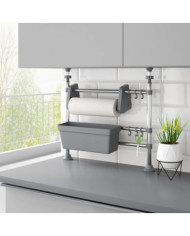Organisateur de cuisine réglable Aluminium | Mobilier & Déco
