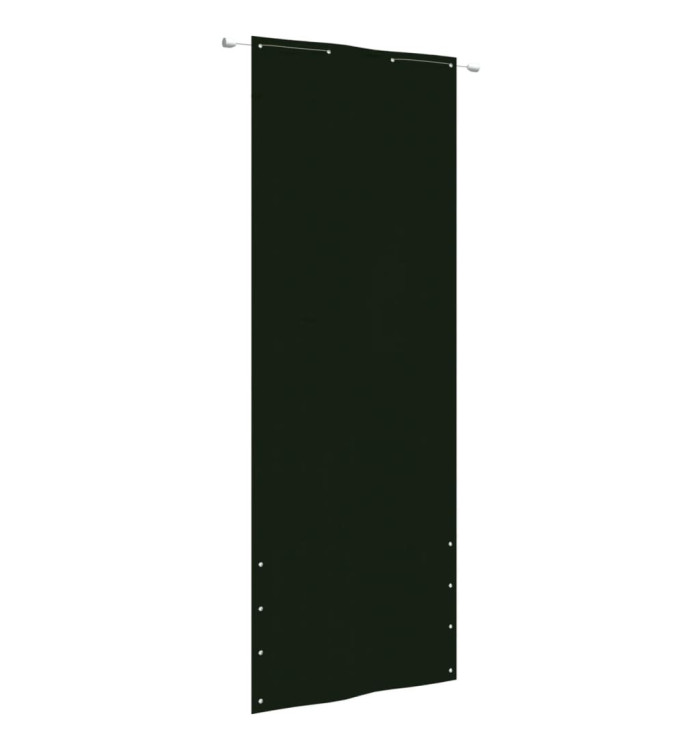 Écran de balcon Vert foncé 80x240 cm Tissu Oxford | Mobilier & Déco