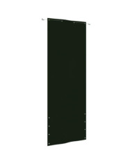 Écran de balcon Vert foncé 80x240 cm Tissu Oxford | Mobilier & Déco