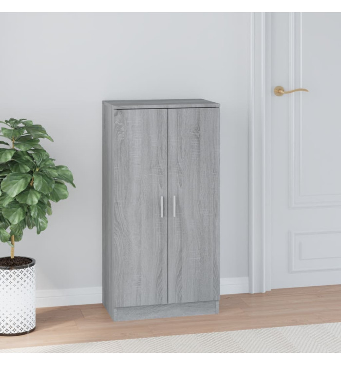 Armoire à chaussures Sonoma gris 55x35x108 cm Bois d'ingénierie | Mobilier & Déco