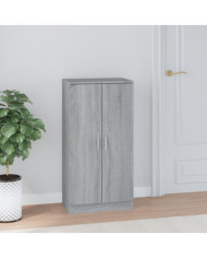 Armoire à chaussures Sonoma gris 55x35x108 cm Bois d'ingénierie | Mobilier & Déco