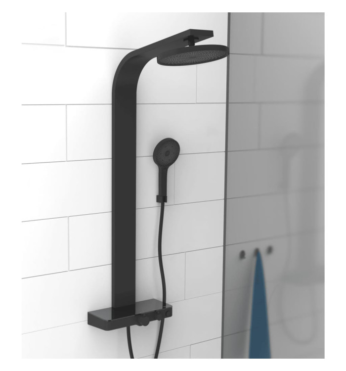 SCHÜTTE Ensemble de douche de tête avec bac thermostatique SAMOA RAIN | Mobilier & Déco
