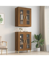 Armoire murale suspendue Chêne marron 69,5x34x90 cm | Mobilier & Déco