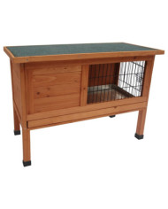 FLAMINGO Clapier Bunny 90 91x45x70 cm Marron | Mobilier & Déco
