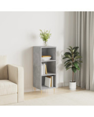 Buffet gris béton 34,5x32,5x90 cm bois d'ingénierie | Mobilier & Déco