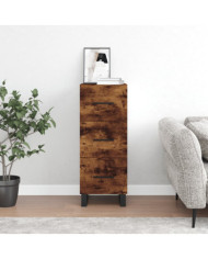 Buffet Chêne fumé 34,5x34x90 cm Bois d'ingénierie | Mobilier & Déco