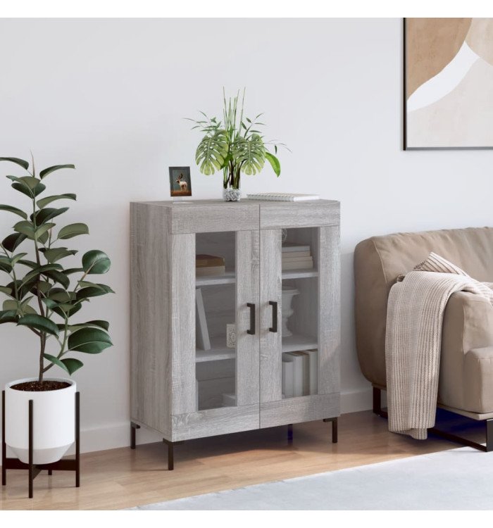 Buffet sonoma gris 69,5x34x90 cm bois d'ingénierie | Mobilier & Déco