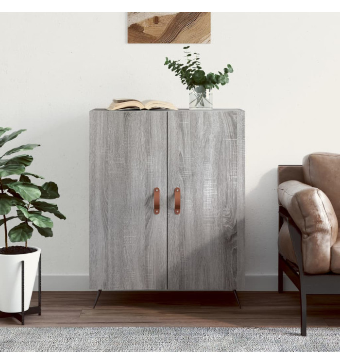Buffet sonoma gris 69,5x34x90 cm bois d'ingénierie | Mobilier & Déco