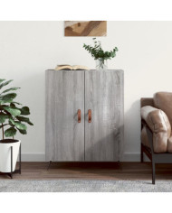 Buffet sonoma gris 69,5x34x90 cm bois d'ingénierie | Mobilier & Déco