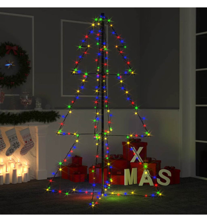 Arbre de Noël cône 200 LED d'intérieur/d'extérieur 98x150 cm | Mobilier & Déco