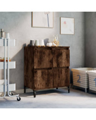 Buffet Chêne fumé 60x35x70 cm Bois d'ingénierie | Mobilier & Déco