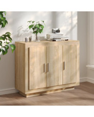 Buffet Chêne sonoma 92x35x75 cm Bois d'ingénierie | Mobilier & Déco