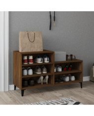 Armoire à chaussures Chêne marron 102x36x60cm Bois d'ingénierie | Mobilier & Déco