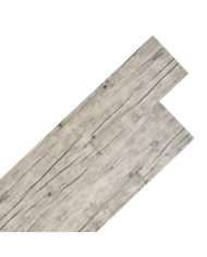 Planches de plancher PVC Non auto-adhésif 4,46m² 3mm Gris clair | Mobilier & Déco
