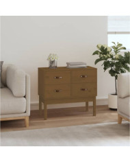 Armoire console Marron miel 90x40x78 cm Bois de pin solide | Mobilier & Déco