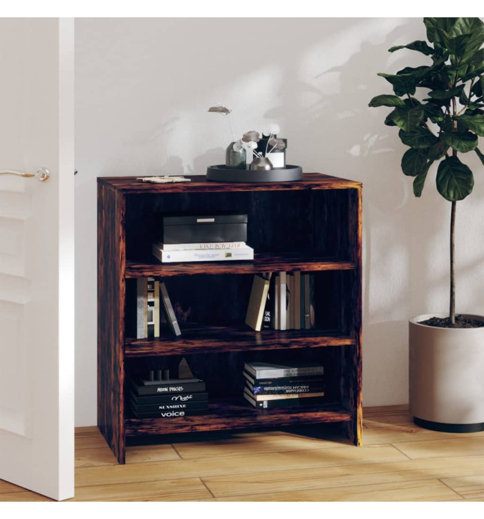 Buffet Chêne fumé 70x40,5x75 cm Bois d'ingénierie | Mobilier & Déco