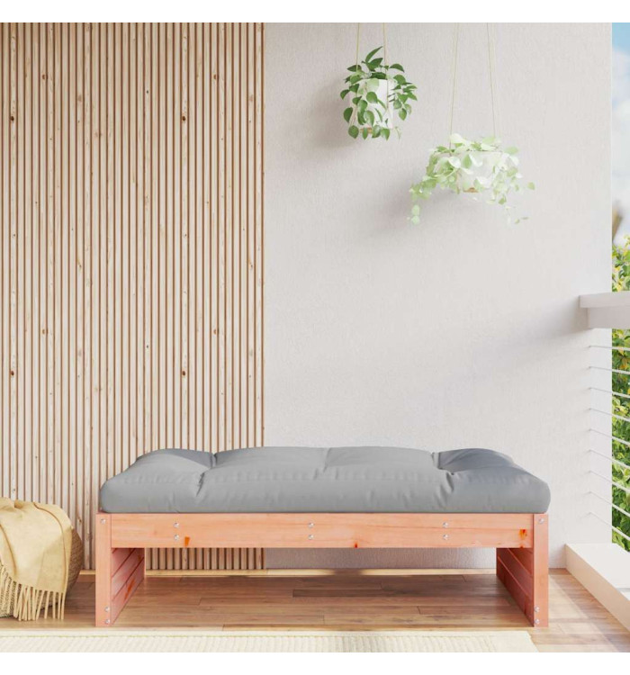 Repose-pied de jardin 120x80 cm massif de douglas | Mobilier & Déco