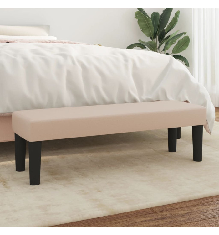 Banc Cappuccino 100x30x30 cm Similicuir | Mobilier & Déco