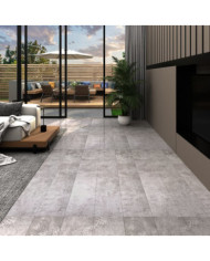 Dalles de plancher PVC autoadhésif 5,21 m² 2 mm gris terre | Mobilier & Déco