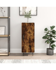Buffet Chêne fumé 34,5x34x90 cm Bois d'ingénierie | Mobilier & Déco