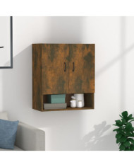 Armoire murale Chêne fumé 60x31x70 cm Bois d'ingénierie | Mobilier & Déco