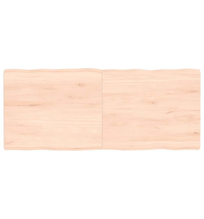 Dessus de table bois massif non traité bordure assortie | Mobilier & Déco