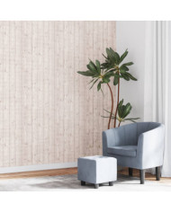 Papier peint 3D grain de bois gris 10x0,53 m non tissé | Mobilier & Déco