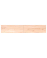 Dessus de table bois massif non traité bordure assortie | Mobilier & Déco