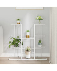 Jardinière 94,5x25x89 cm Blanc Fer | Mobilier & Déco