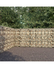 Mur à gabion avec couvercles Acier galvanisé 900x50x200 cm | Mobilier & Déco
