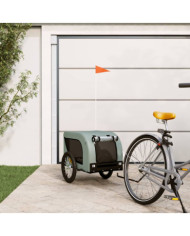 Remorque de vélo pour animaux de compagnie gris et noir | Mobilier & Déco