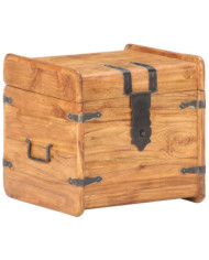 Coffre 40x40x40 cm Bois d'acacia solide | Mobilier & Déco