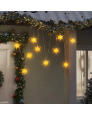 Lumière de Noël 10 LED jaune 10 cm | Mobilier & Déco