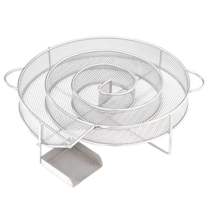 Générateur de fumée froide rond 19,5 cm acier inoxydable | Mobilier & Déco