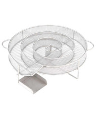 Générateur de fumée froide rond 19,5 cm acier inoxydable | Mobilier & Déco