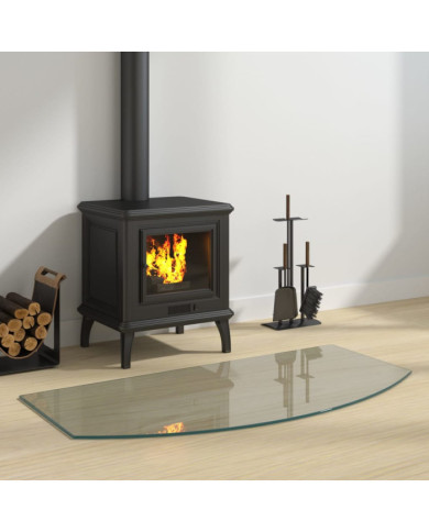 Plaque de verre pour cheminée 100x50 cm | Mobilier & Déco