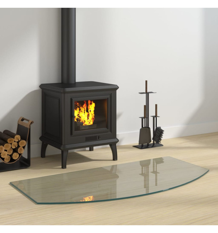 Plaque de verre pour cheminée 100x50 cm | Mobilier & Déco
