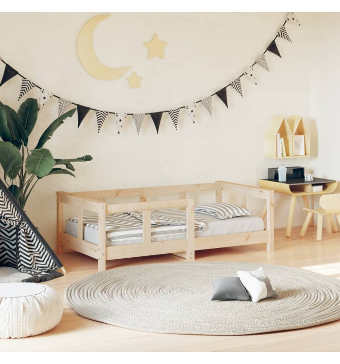 Cadre de lit pour enfant 70x140 cm bois de pin massif | Mobilier & Déco