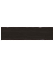 Dessus de table bois massif traité bordure assortie | Mobilier & Déco