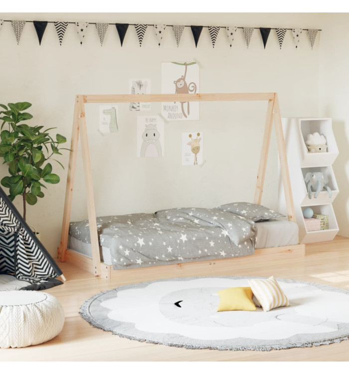 Cadre de lit pour enfant 80x160 cm bois de pin massif | Mobilier & Déco