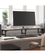 Support de moniteur sonoma gris 105x23x15,5cm bois d'ingénierie | Mobilier & Déco
