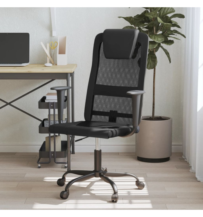 Chaise de bureau réglable en hauteur noir | Mobilier & Déco