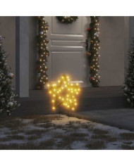 Décoration lumineuse étoile de Noël piquets 3 pcs 50 LED 29 cm | Mobilier & Déco
