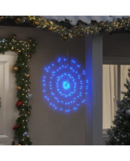 Étoile rayonnante de Noël 140 LED 2 pcs bleu 17 cm | Mobilier & Déco