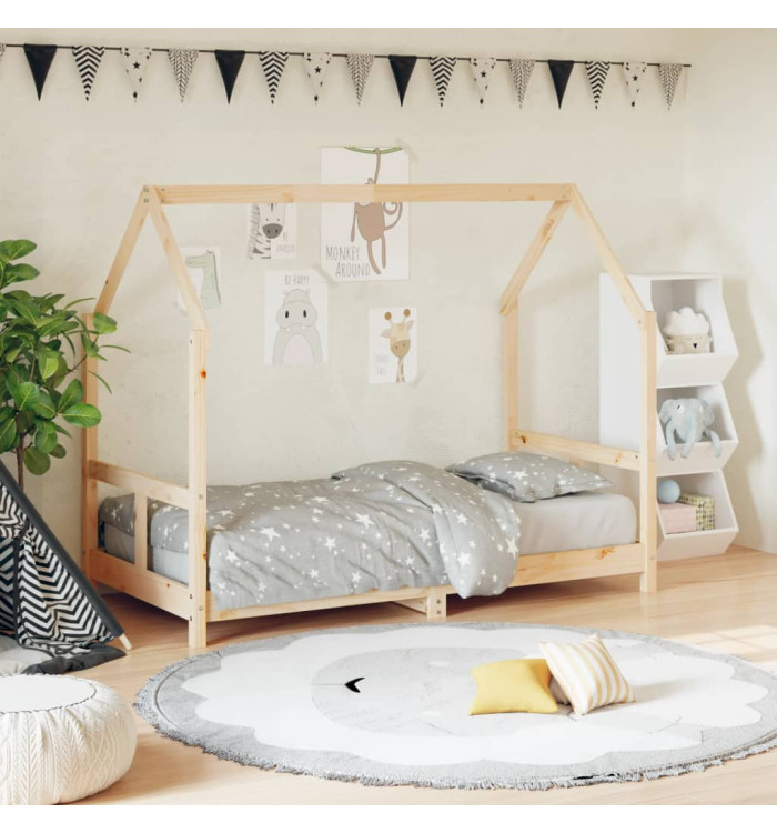 Cadre de lit pour enfant 80x160 cm bois de pin massif | Mobilier & Déco