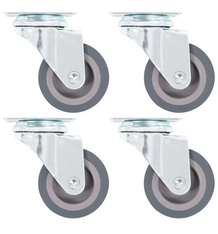 Roulettes pivotantes 4 pcs 50 mm | Mobilier & Déco