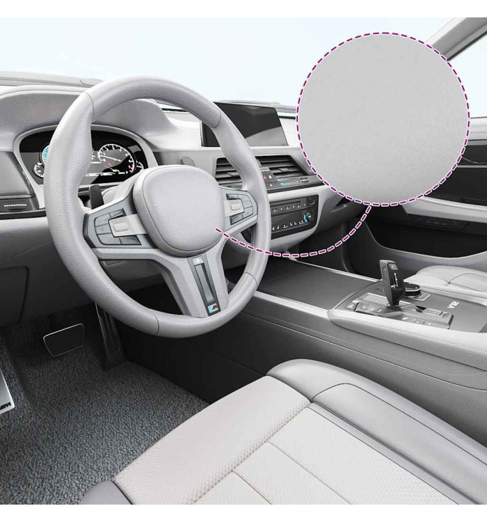 Films de voiture 2 pcs Argenté mat 100x150 cm | Mobilier & Déco