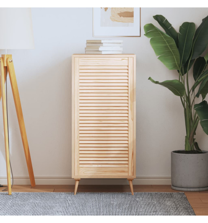 Porte d'armoire à persiennes 99,3x49,4 cm bois de pin massif | Mobilier & Déco