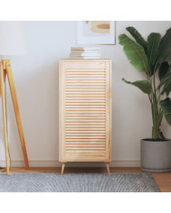 Porte d'armoire à persiennes 99,3x49,4 cm bois de pin massif | Mobilier & Déco