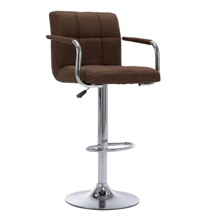 Chaise de bar Marron Tissu | Mobilier & Déco
